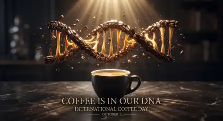 international coffee day coffee cup with beans png