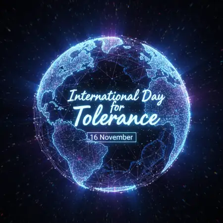 International Day For Tolerance 2025 Minimalist Poster Design - Free International Day For Tolerance 2025 Download