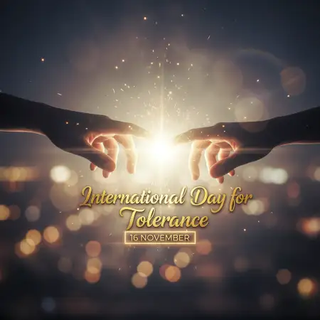 International Day For Tolerance 2025 Typography Poster - Free International Day For Tolerance 2025 Download