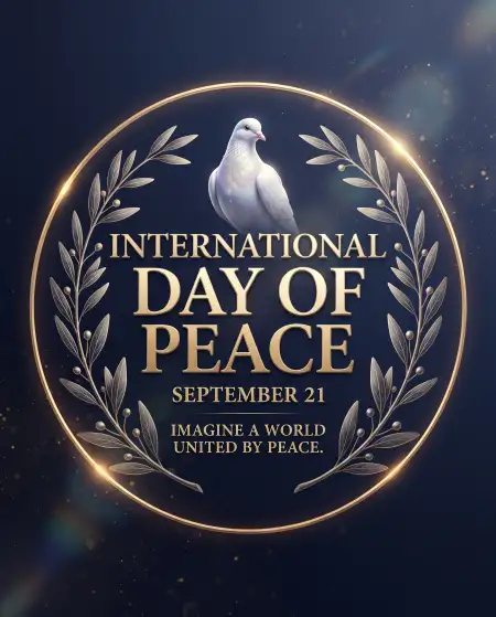 international day of peace globe and dove image - International Day For Tolerance 2026