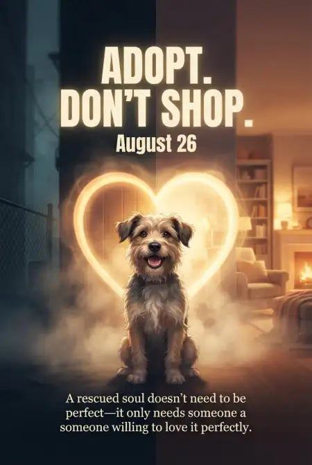International Dog Day 2026 Adopt Dont Shop Campaign - Free International Dog Day 2026 Download