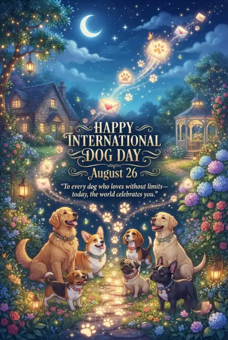 International Dog Day 2026 Pet Friendly Events - Free International Dog Day 2026 Download