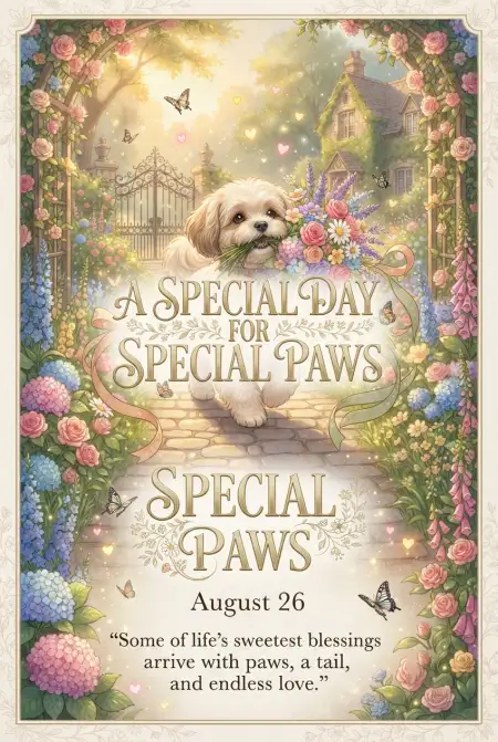 International Dog Day 2026 Printable Cards - Free International Dog Day 2026 Download