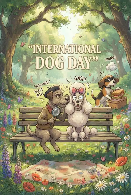 International Dog Day 2026 Wishes For Friends - Free International Dog Day 2026 Download