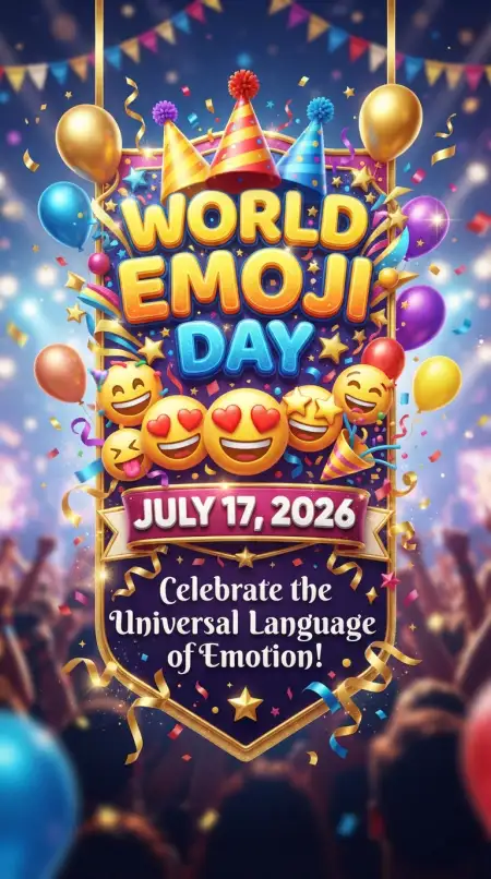 International Emoji Day Celebration - Free World Emoji Day 2026 Download