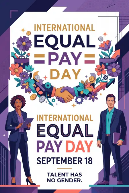 international equal pay day 2026 greetings - International Equal Pay Day 2026