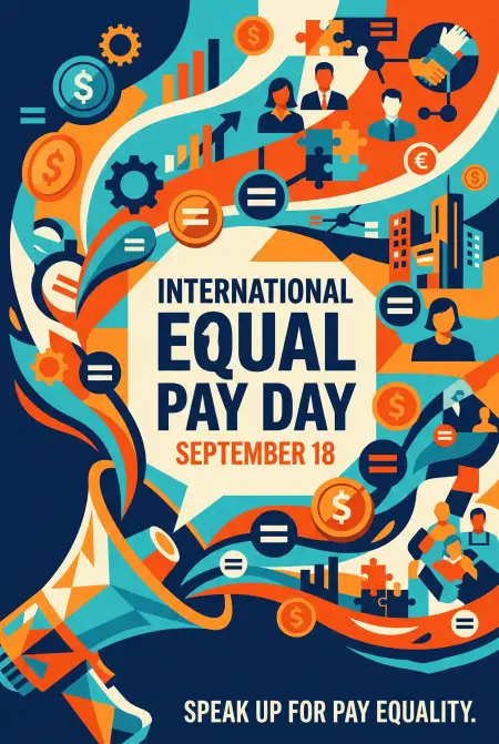 international equal pay day 2026 social media