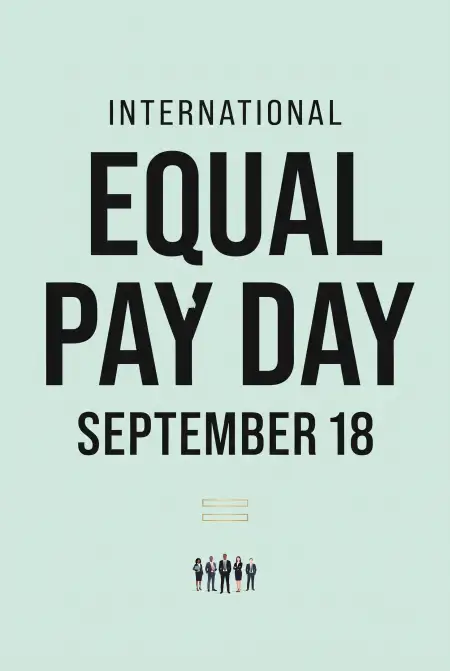 international equal pay day 2026 whatsapp status