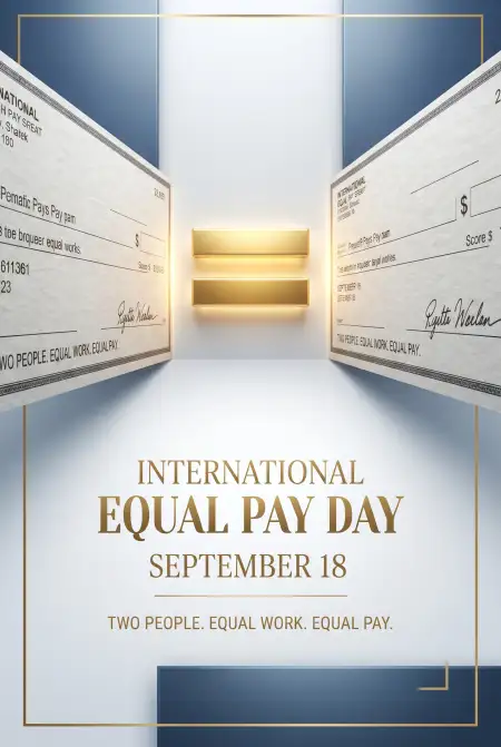 international equal pay day transparent png - International Equal Pay Day 2026