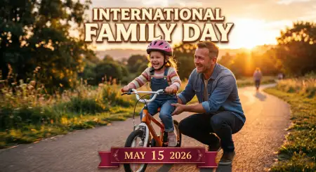 International Family Day 2026 Colorful Poster Template - Free International Family Day 2026 Wishes Download
