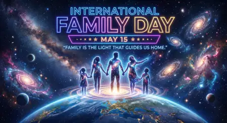 International Family Day 2026 Creative Typography Design - Free International Family Day 2026 Download