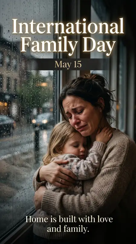 International Family Day 2026 Emotional Parent Child Images - Free International Family Day 2026 Download