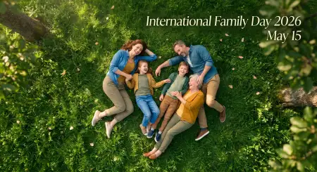 International Family Day 2026 Family Quote Wallpaper - Free International Family Day 2026 Wishes Download