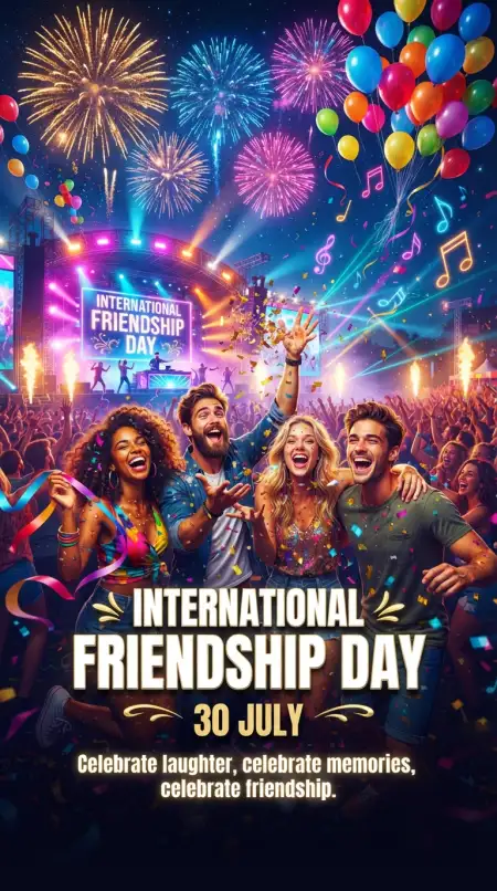 Free International Friendship Day Celebration Ideas Image Download