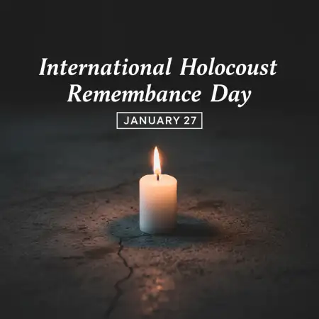 Free International Holocaust Remembrance Day Assembly Message Background Download