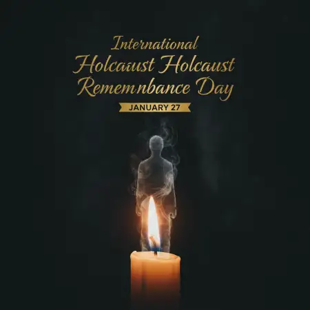 Free International Holocaust Remembrance Day Memorial Ceremony Background Download