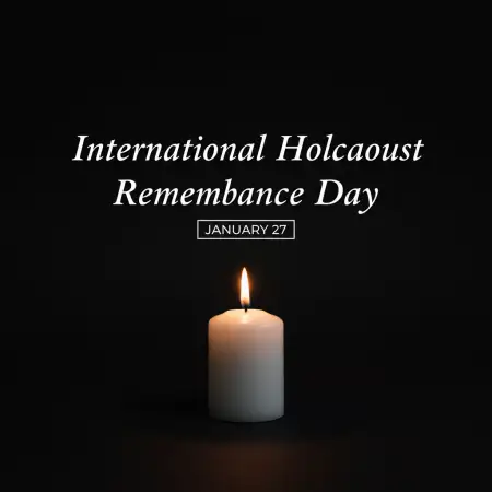 Free International Holocaust Remembrance Day Non Violence Message Background Download