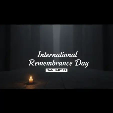 Free International Holocaust Remembrance Day Ppt Slides Background Download