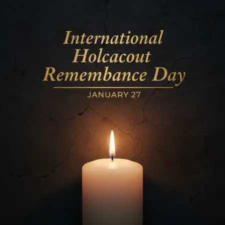 Free International Holocaust Remembrance Day Remembrance Article Background Download