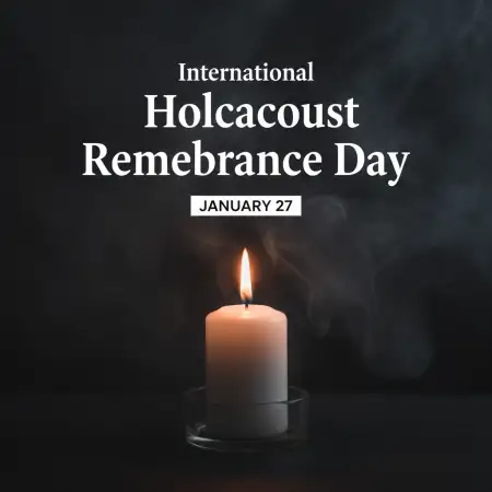Free International Holocaust Remembrance Day Slogans Background Download
