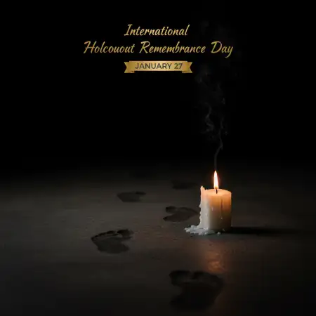 Free International Holocaust Remembrance Day World Peace Theme Background Download