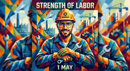 International Labor Day Poster Design Images - Free International Labor Day Wishes 2026 Download