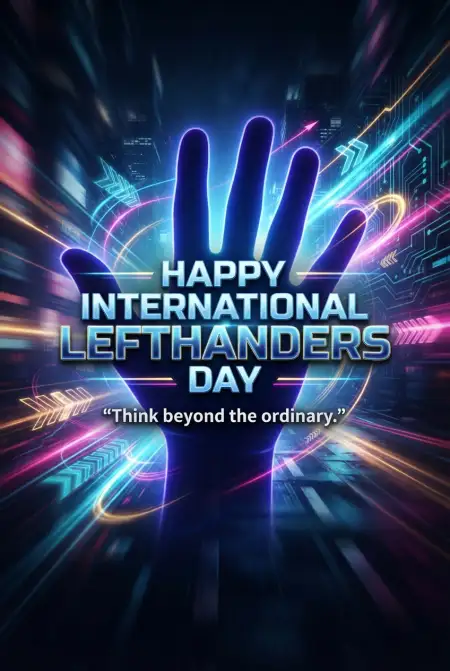 International Lefthanders Day 2026 Background - Free International Lefthanders Day 2026 Download