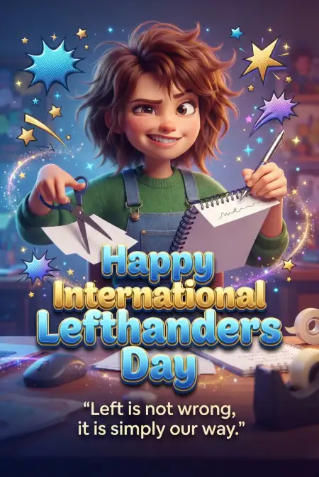 International Lefthanders Day 4k Background - Free International Lefthanders Day 2026 Download