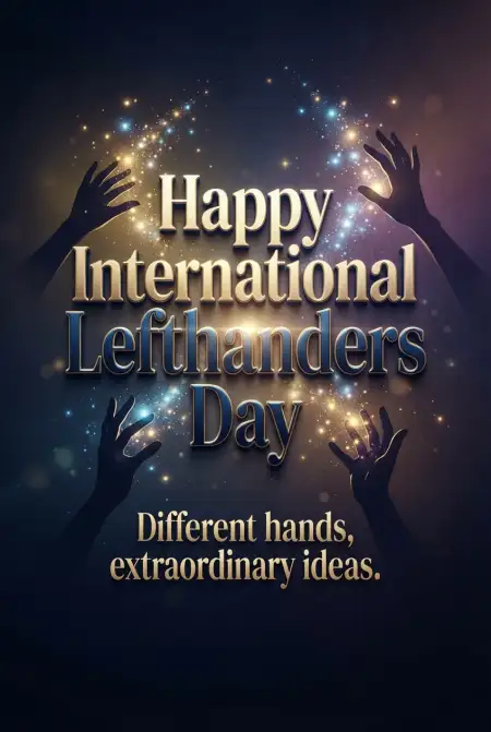 International Lefthanders Day Banner Design 2026 - Free International Lefthanders Day 2026 Download
