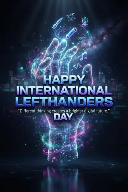 International Lefthanders Day Creative Design 2026 - Free International Lefthanders Day 2026 Download