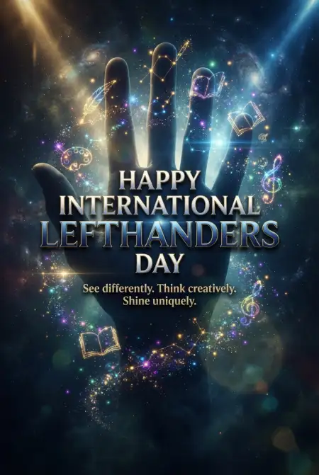 International Lefthanders Day Creative Graphics 2026 - Free International Lefthanders Day 2026 Download