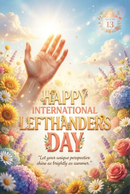 International Lefthanders Day Hand Gesture Png - Free International Lefthanders Day 2026 Download