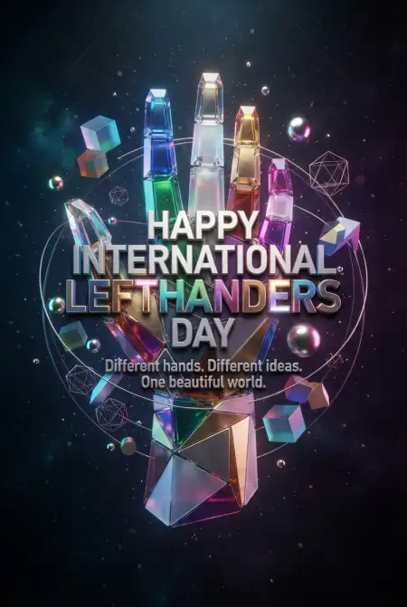 International Lefthanders Day Hand Png Transparent - Free International Lefthanders Day 2026 Download