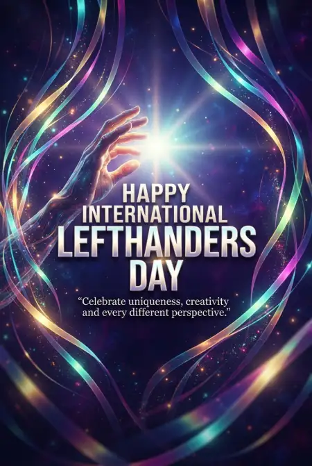International Lefthanders Day Hd Background 2026 - Free International Lefthanders Day 2026 Download