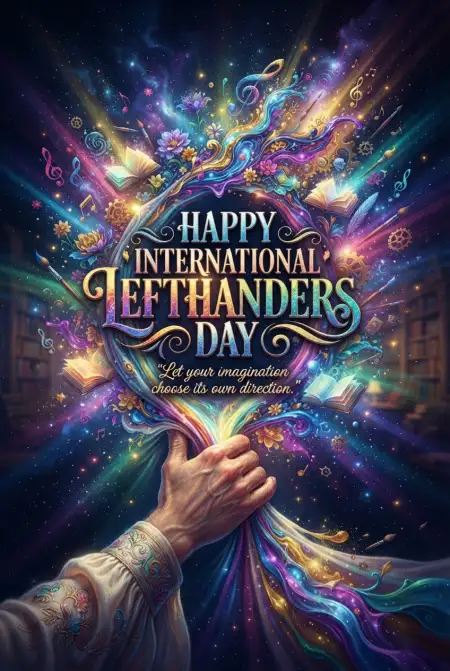 International Lefthanders Day Instagram Post 2026 - Free International Lefthanders Day 2026 Download