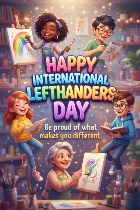 International Lefthanders Day Youtube Banner 2026 - Free International Lefthanders Day 2026 Download