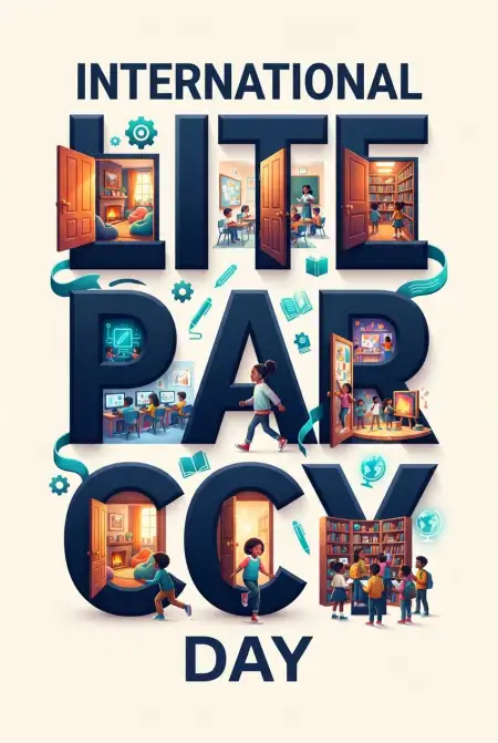 International Literacy Day 2026 Children Reading Books Images - Free International Literacy Day 2026 Download