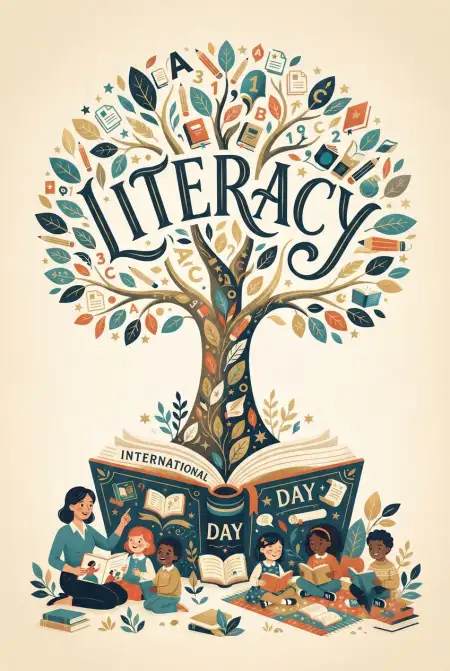 International Literacy Day 2026 Pinterest Images - Free International Literacy Day 2026 Download