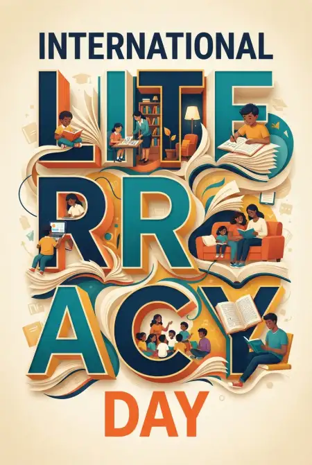 International Literacy Day 2026 Reading Poster - Free International Literacy Day 2026 Download