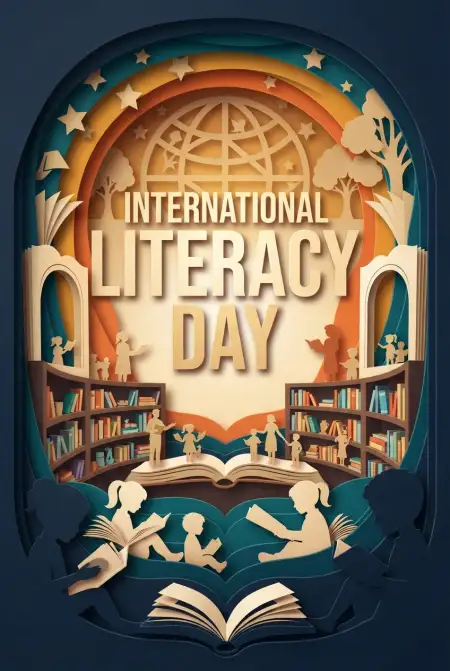International Literacy Day 2026 Vector Illustration - Free International Literacy Day 2026 Download