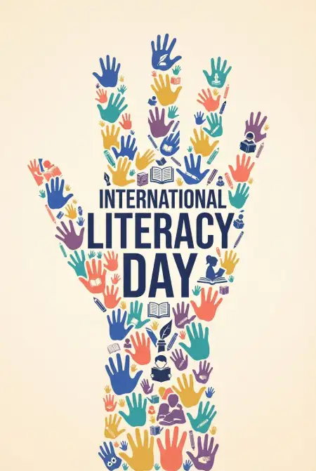 International Literacy Day 2026 Wishes Images For Facebook Post - Free International Literacy Day 2026 Download