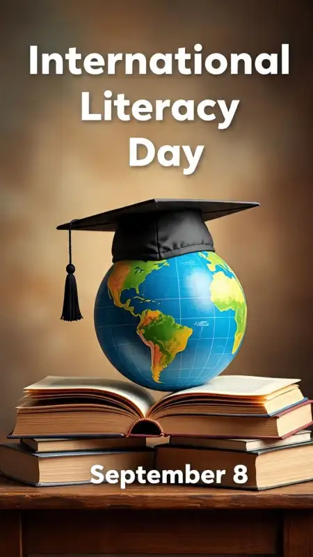 International Literacy Day Awareness Poster In English - Free International Literacy Day Download
