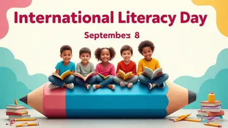 International Literacy Day Celebration Poster For School - Free International Literacy Day Download