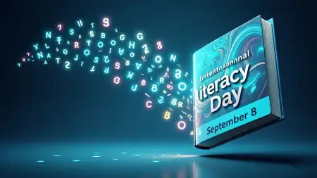 International Literacy Day Motivational Poster Design - Free Poster Design Download
