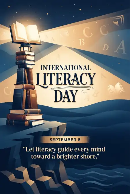 Free International Literacy Day Quotes Image Download
