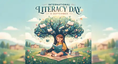 international literacy day theme images