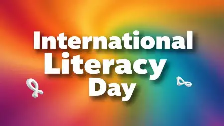 International Literacy Day Typography Poster Design - Free Poster Design Download