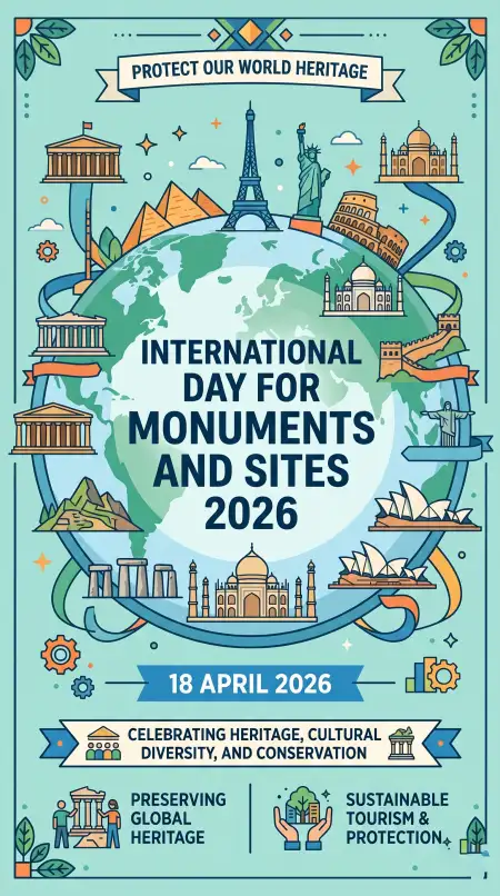 Free International Monuments Day Creative Poster Background Image Download
