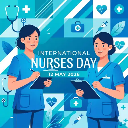 International Nurses Day 2026 Canva Template - Free International Nurses Day 2026 Wishes Download