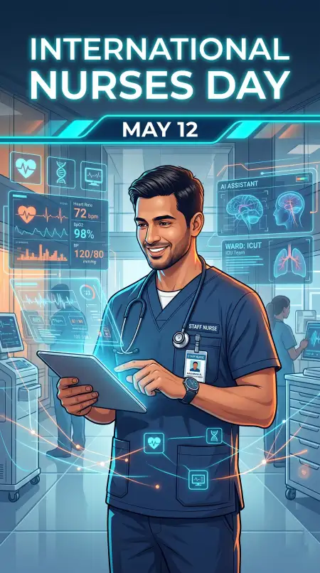 International Nurses Day 2026 Social Media Post - Free International Nurses Day 2026 Wishes Download